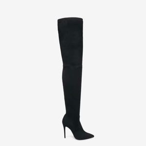 Thigh High Black Steve Madden Boots